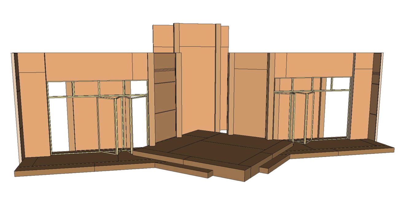 Design des Studiobaus für Deutschland 3000